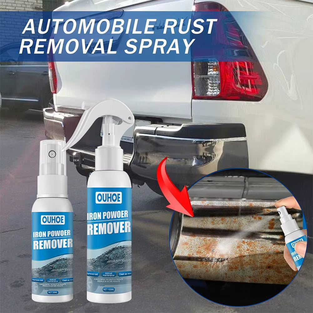 100/30Ml Car Rust Remover Spray Metal Paint Cleaner Car Maintenance Iron Powder Cleaning Rust Remover Spray